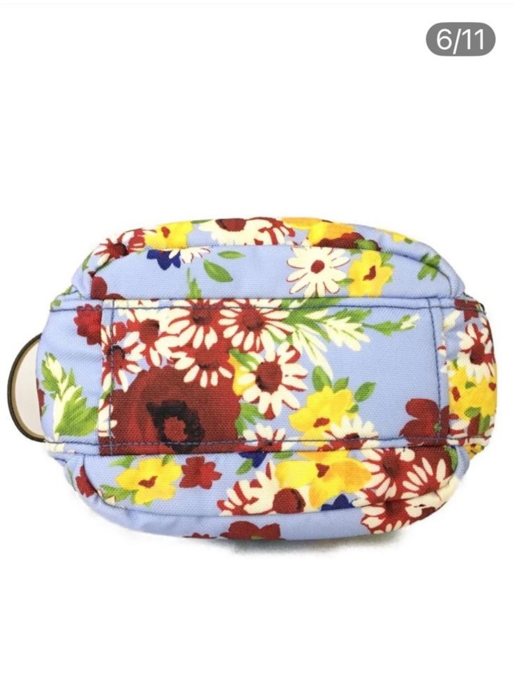 Miu Miu Flower Print 2WAY Shoulder BagYellow With Dust Bag - Picture 6 of 9